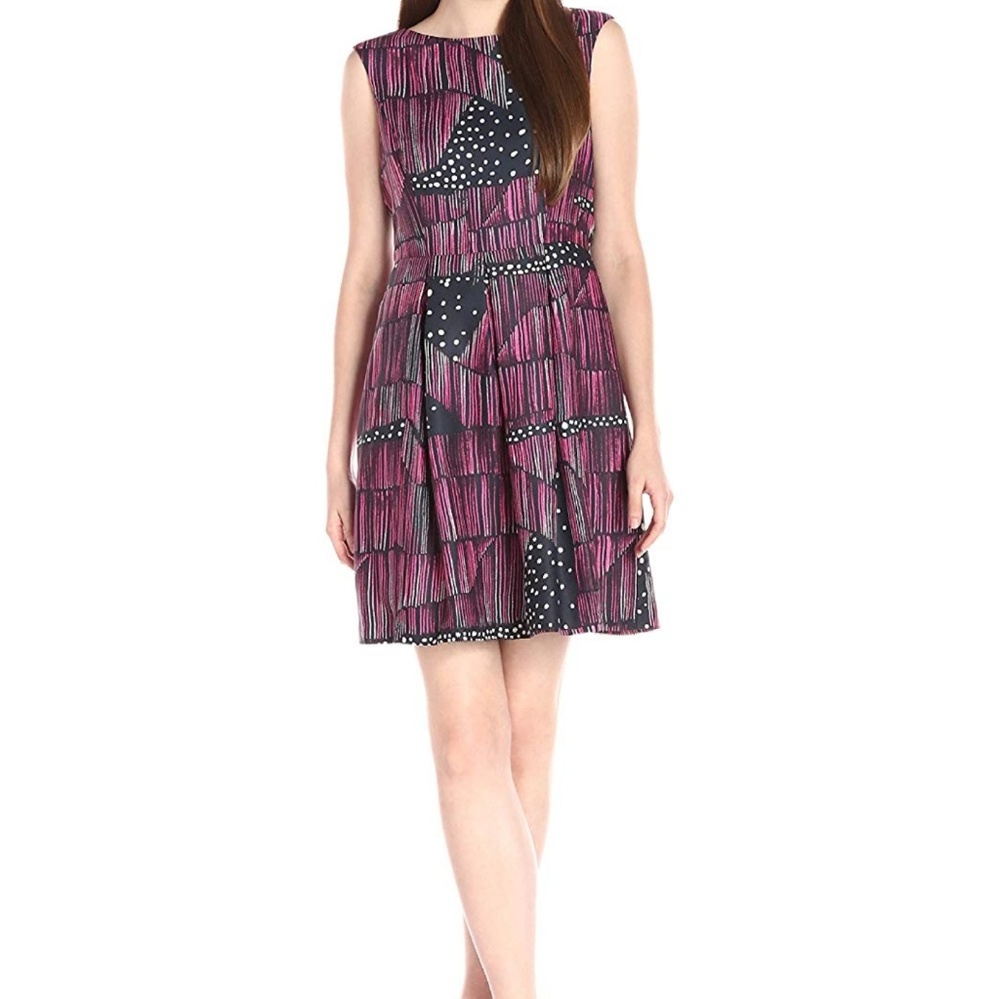 Stripe/Dot Print Dress